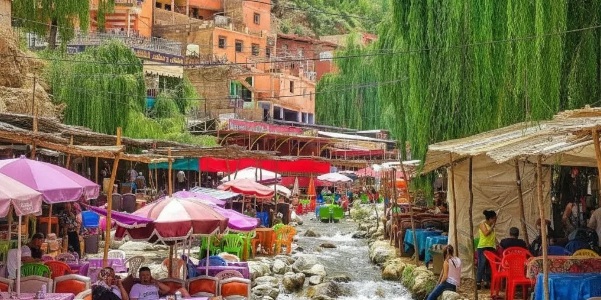Ourika Waterfalls Atlas Mountains Guide Lunch